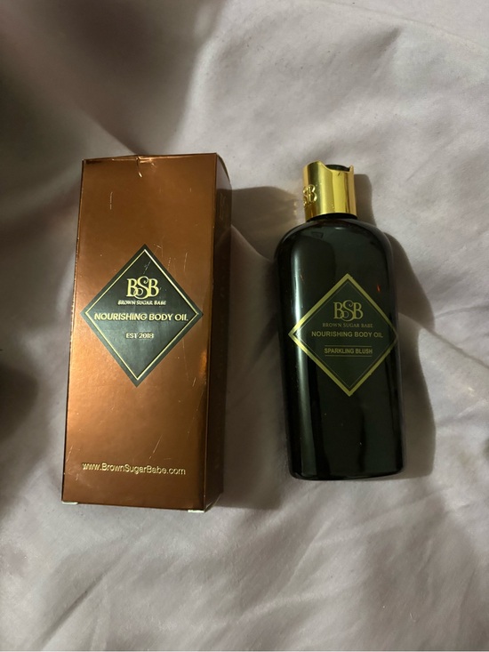 Brown Sugar Babe Other - Brown Sugar Babe Nourishing Body Oil - Sparkling Blush (Black & Gold)
